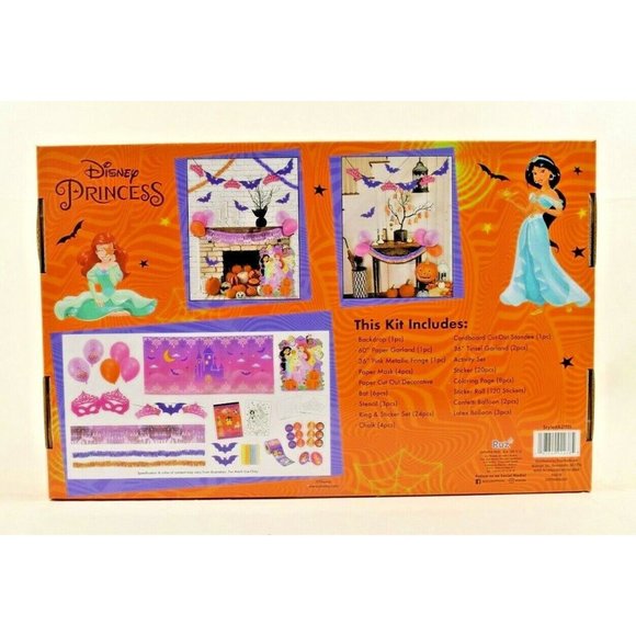 Disney Princess Halloween Trunk Or Treat Party Decor Kit - 200 Pieces (New) - Picture 2 of 5